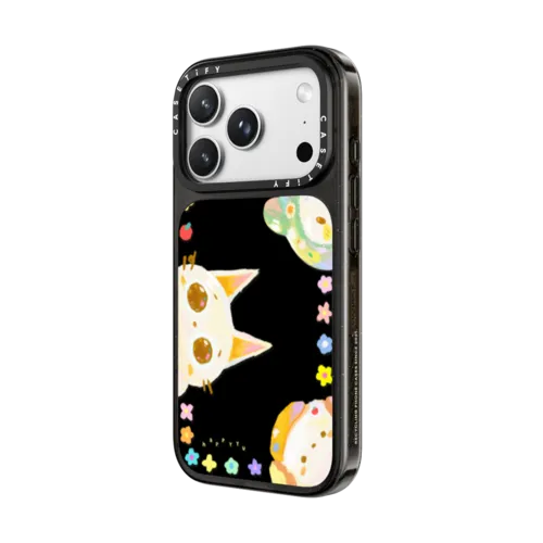 HELLO by HAPPYYU | iPhone 18 Pro Max / Impact Case MagSafe Compatible - Glossy / Glossy Black | Image 2