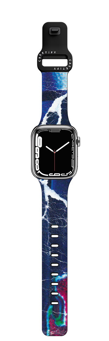 "Ripped Streetposter" by Milan Doctor | Apple Watch Series 7-9 (45mm) / Impact Band / Black | Image 1