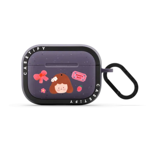 LOVE KWONI | AirPods Pro 2 / Earbuds Bounce Case / Matte Deep Purple | Image 1