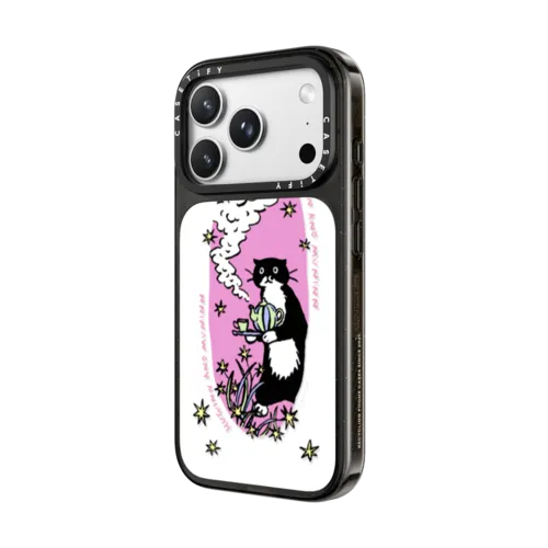 tea time | iPhone 18 Pro Max / Impact Case MagSafe Compatible - Glossy / Glossy Black | Image 2