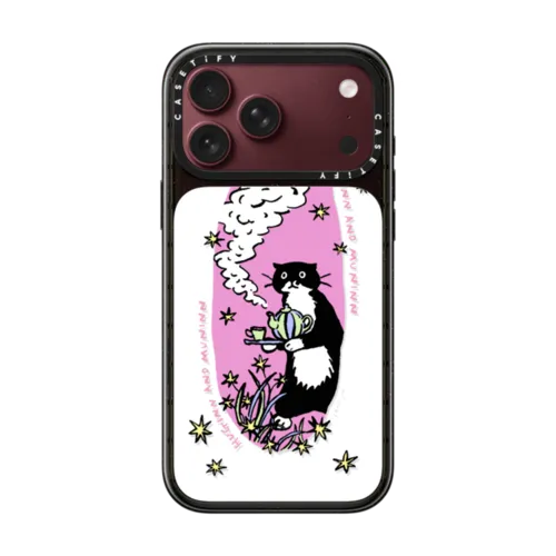tea time | iPhone 18 Pro Max / Impact Case MagSafe Compatible - Glossy / Glossy Black | Image 1