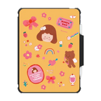 LOVE KWONI ( YELLOW ) | iPad Pro 11-inch (3rd/4th gen) / iPad Impact Folio Case / Black | Image 1