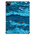 Floating people #1 | iPad Pro 11-inch (3rd/4th gen) / iPad Impact Case / Black | Image 1