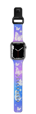 Butterfly Aurora | Apple Watch Series 7-9 (45mm) / Impact Band / Black | Image 1