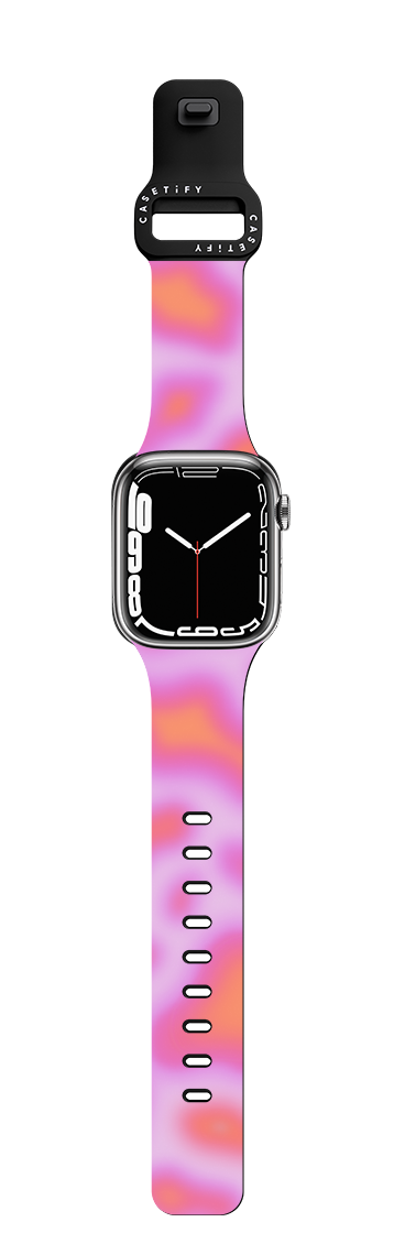 Gradient Cow | Apple Watch Series 7-9 (45mm) / Impact Band / Black | Image 1