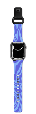 Splitsville - blue | Apple Watch Series 7-9 (45mm) / Impact Band / Black | Image 1