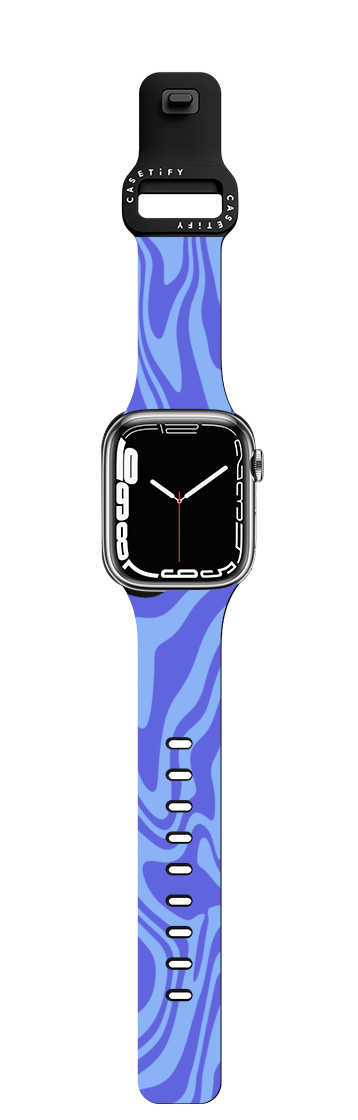 Splitsville - blue | Apple Watch Series 7-9 (45mm) / Impact Band / Black | Image 1
