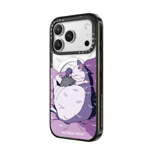 Cat Love | iPhone 17 Pro Max / Impact Case MagSafe Compatible / Black | Image 2