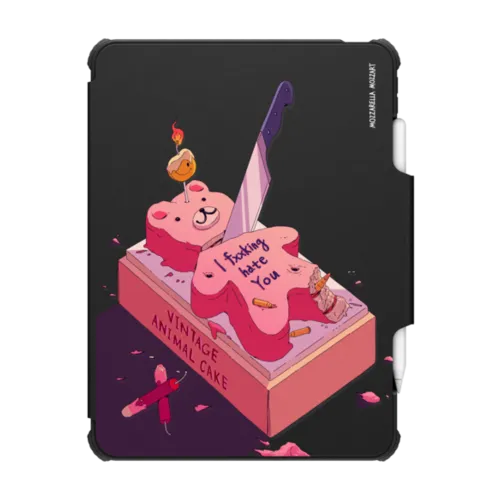 Cake for you | iPad Pro 11-inch (3rd/4th gen) / iPad Impact Folio Case / Black | Image 1
