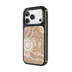 Ngura "Camp" - Aboriginal Art | iPhone 18 Pro Max / Impact Case MagSafe Compatible - Glossy / Glossy Black | Image 2