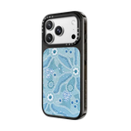 Nadyung (Water) - Aboriginal Art | iPhone 18 Pro Max / Impact Case MagSafe Compatible - Glossy / Glossy Black | Image 2