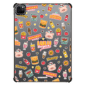Burgers Stickermania - IPad Case | iPad Pro 11-inch (3rd/4th gen) / iPad Impact Case / Black | Image 1