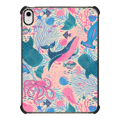 Under the Sea by Grace Andersson | iPad 10.9-inch (10th gen) / iPad Impact Case / Black | Image 1