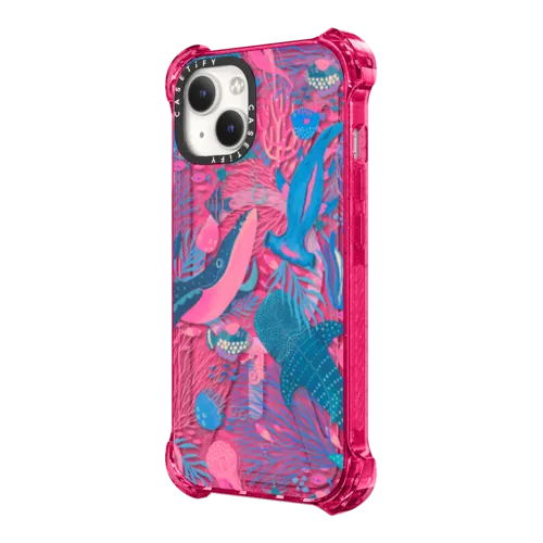 Under the Sea by Grace Andersson | iPhone 14 Plus / Bounce Case MagSafe Compatible / Bubble Gum | Image 2