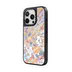 Time To Spark | iPhone 16 Pro Max / Mirror Case MagSafe Compatible / Silver on Black | Image 2