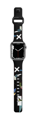 Papercut By Malavika Natesh | Apple Watch Series 7-9 (45mm) / Impact Band / Black | Image 1