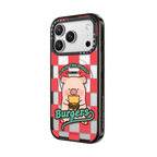 YUMMY BURGERS BY LULU THE PIGGY | iPhone 17 Pro Max / Impact Case MagSafe Compatible / Black | Image 2