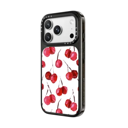 Bing Cherry | iPhone 18 Pro Max / Impact Case MagSafe Compatible - Glossy / Glossy Black | Image 2