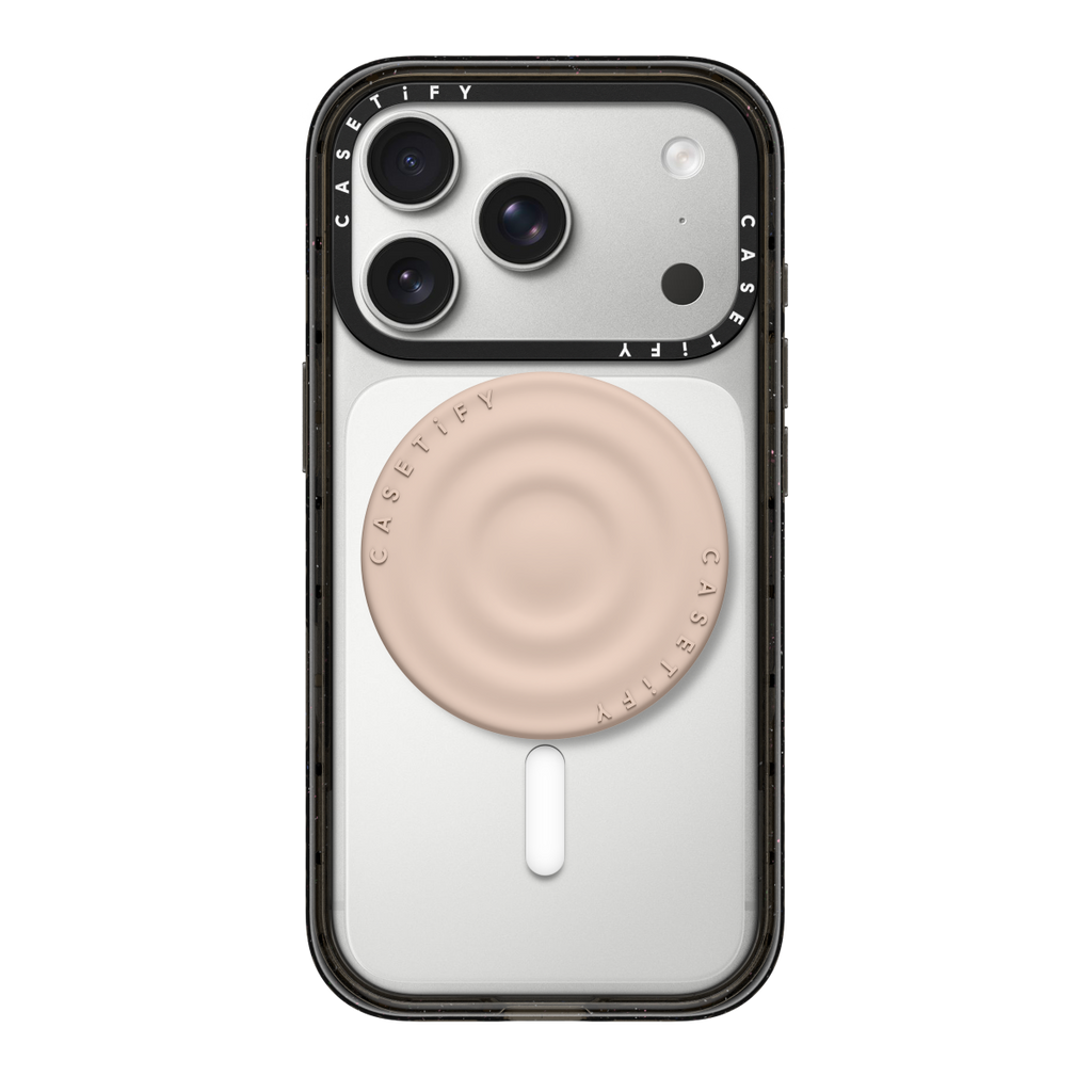 Snappy Ripple Grip Stand MagSafe Compatible - Oat | Image 1