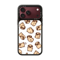 Puglie Pug Floating Pugs | iPhone 18 Pro Max / Impact Case MagSafe Compatible - Glossy / Glossy Black | Image 1