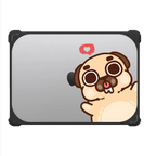 Puglie Pug Lickie | MacBook Pro 14-inch (M1 - M5) / MacBook Bounce Case / Black | Image 2