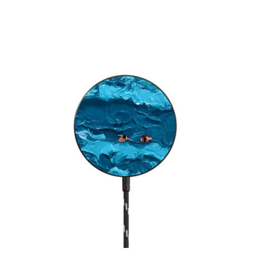Floating people #1 |   / PowerThru Magnetic Wireless Charger MagSafe Compatible / Black | Image 1