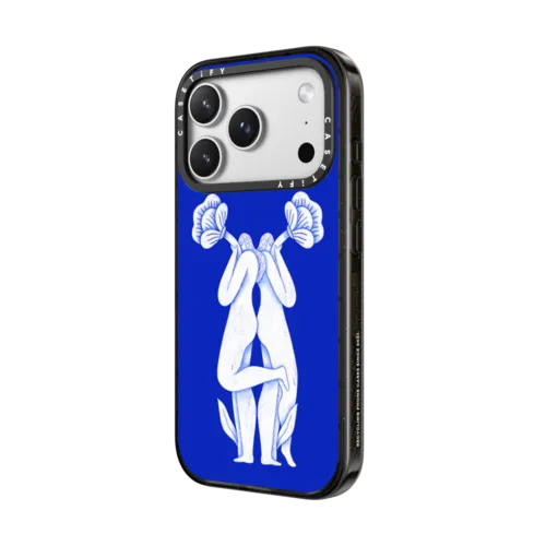 The Ladies and The Flowers | iPhone 17 Pro Max / Impact Case MagSafe Compatible / Black | Image 2
