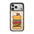 ORIGINAL TASTY BURGERS BY LULU THE PIGGY | iPhone 17 Pro Max / Impact Case MagSafe Compatible / Black | Image 1