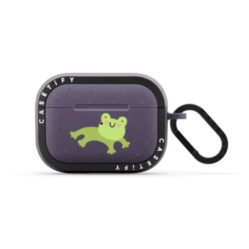 Uglie Mug Froggie | AirPods Pro 2 / Earbuds Bounce Case / Matte Deep Purple | Image 1