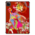 redparrotwoman iPad | iPad Pro 11-inch (3rd/4th gen) / iPad Impact Case / Black | Image 1