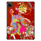 redparrotwoman iPad | iPad Pro 11-inch (3rd/4th gen) / iPad Impact Case / Black | Image 1
