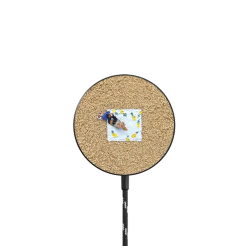 On the Beach |   / PowerThru Magnetic Wireless Charger MagSafe Compatible / Black | Image 1
