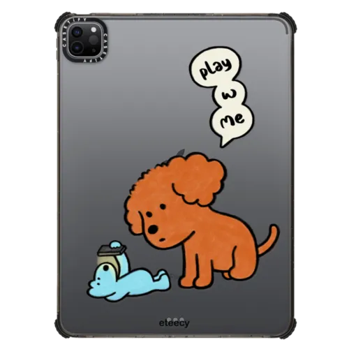Play w Me | iPad Pro 11-inch (3rd/4th gen) / iPad Impact Case / Black | Image 1