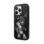 Hanuking Mono by Gabe Shum | iPhone 16 Pro Max / Impact Case MagSafe Compatible / Matte Black | Image 2