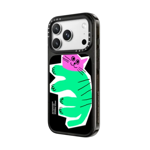 Animal Paradise no.11 kitten | iPhone 18 Pro Max / Impact Case MagSafe Compatible - Glossy / Glossy Black | Image 2