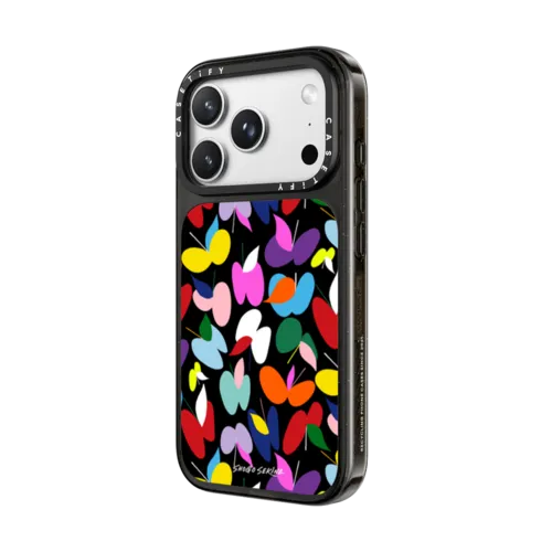 APPLEFLY_MULTICOLOR_BLACK | iPhone 18 Pro Max / Impact Case MagSafe Compatible - Glossy / Glossy Black | Image 2