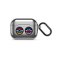 Eyeconic AirPods by Craig & Karl | AirPods Pro 3 / Earbuds Mirror Case / Silver | Image 1