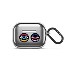 Eyeconic AirPods by Craig & Karl | AirPods Pro 3 / Earbuds Mirror Case / Silver | Image 1