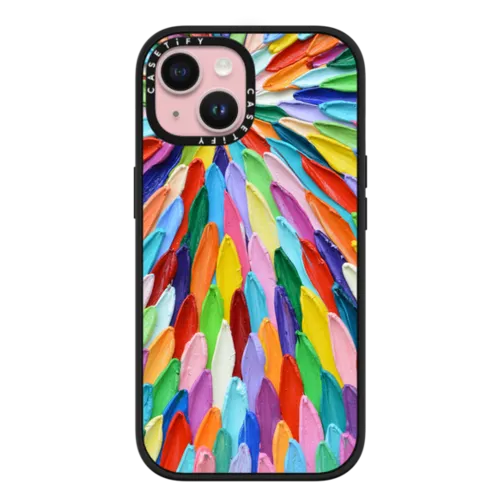 Rainbow Portal Too | iPhone 15 / Impact Case MagSafe Compatible / Matte Black | Image 1
