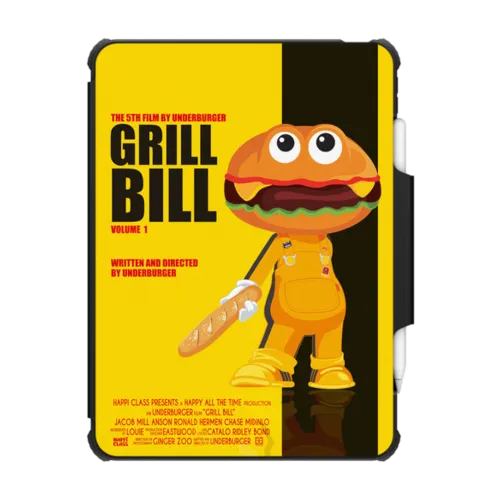 Grill Bill | iPad Pro 11-inch (3rd/4th gen) / iPad Impact Folio Case / Black | Image 1