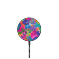 Rainbow Paradise Charging Pad |   / PowerThru Magnetic Wireless Charger MagSafe Compatible / Black | Image 1