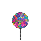 Rainbow Paradise Charging Pad |   / PowerThru Magnetic Wireless Charger MagSafe Compatible / Black | Image 1