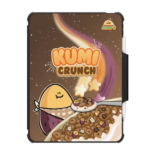 kumi crunch by second morning | iPad Pro 11-inch (3rd/4th gen) / iPad Impact Folio Case / Black | Image 1