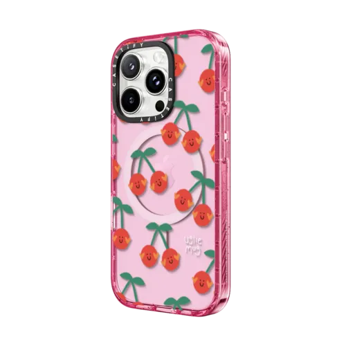 Uglie Mug Cherries | iPhone 16 Pro Max / Impact Case MagSafe Compatible / Pink Fizz | Image 2