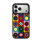 Bloom by Craig & Karl | iPhone 17 Pro Max / Mirror Case MagSafe Compatible / Silver on Black | Image 1