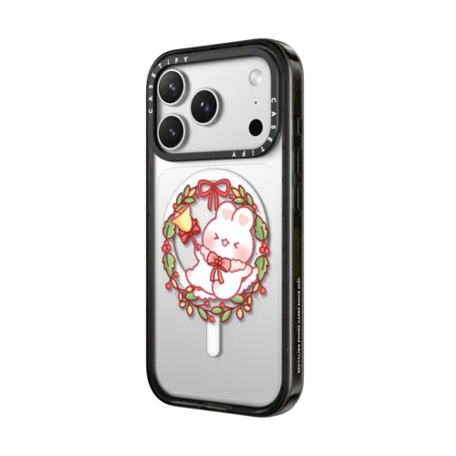 Christmas Puffie by Creampuffs | iPhone 17 Pro Max / Impact Case MagSafe Compatible / Black | Image 2