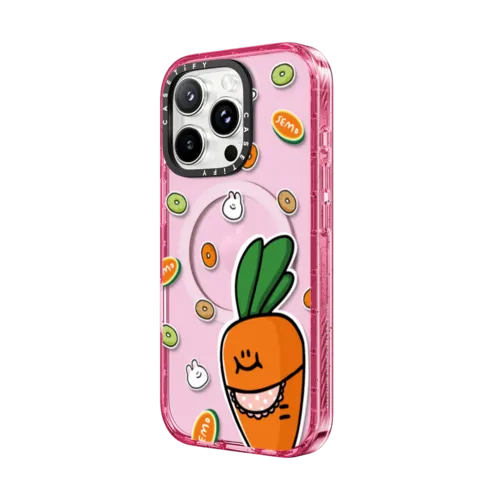 carrot by second morning | iPhone 16 Pro Max / Impact Case MagSafe Compatible / Pink Fizz | Image 2
