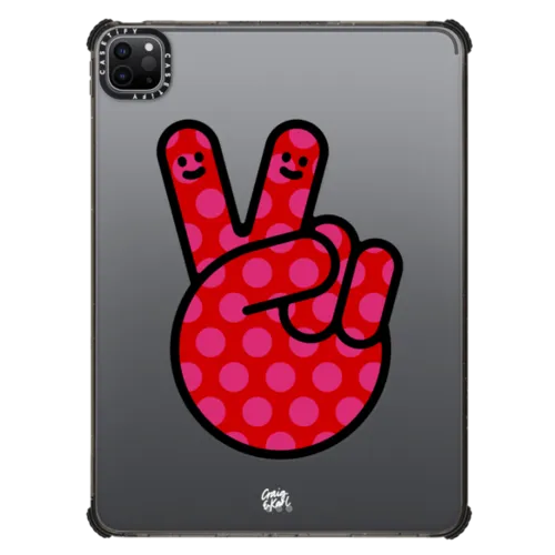 Peace iPad by Craig & Karl | iPad Pro 11-inch (3rd/4th gen) / iPad Impact Case / Black | Image 1