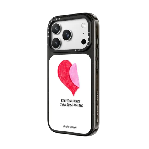 Heart | iPhone 18 Pro Max / Impact Case MagSafe Compatible - Glossy / Glossy Black | Image 2