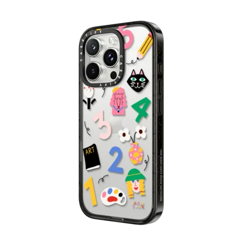 Number Counting by Eszter Chen | iPhone 16 Pro Max / Impact Case / Black | Image 2
